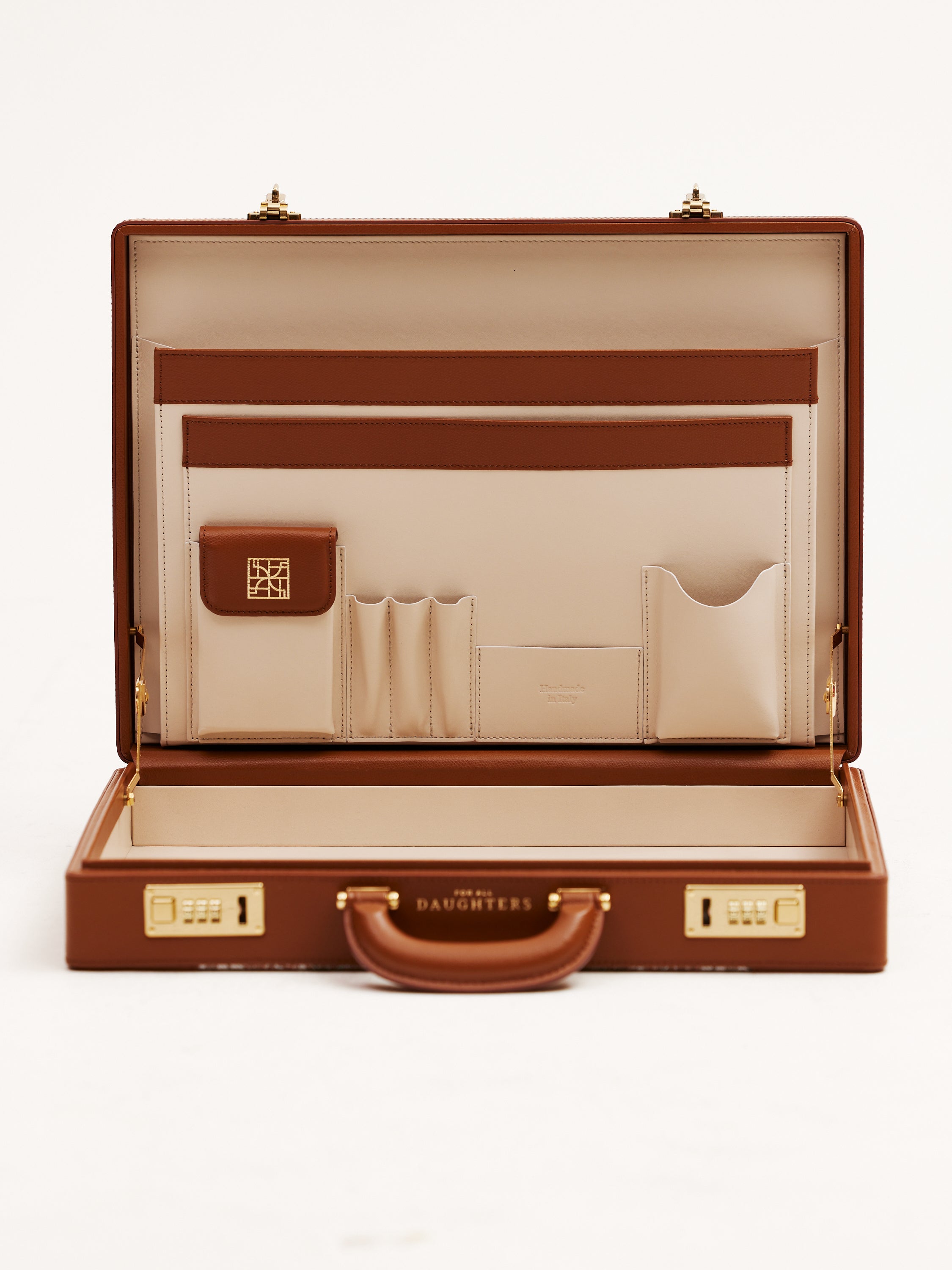 The Heritage Briefcase – Cuoio Scuro