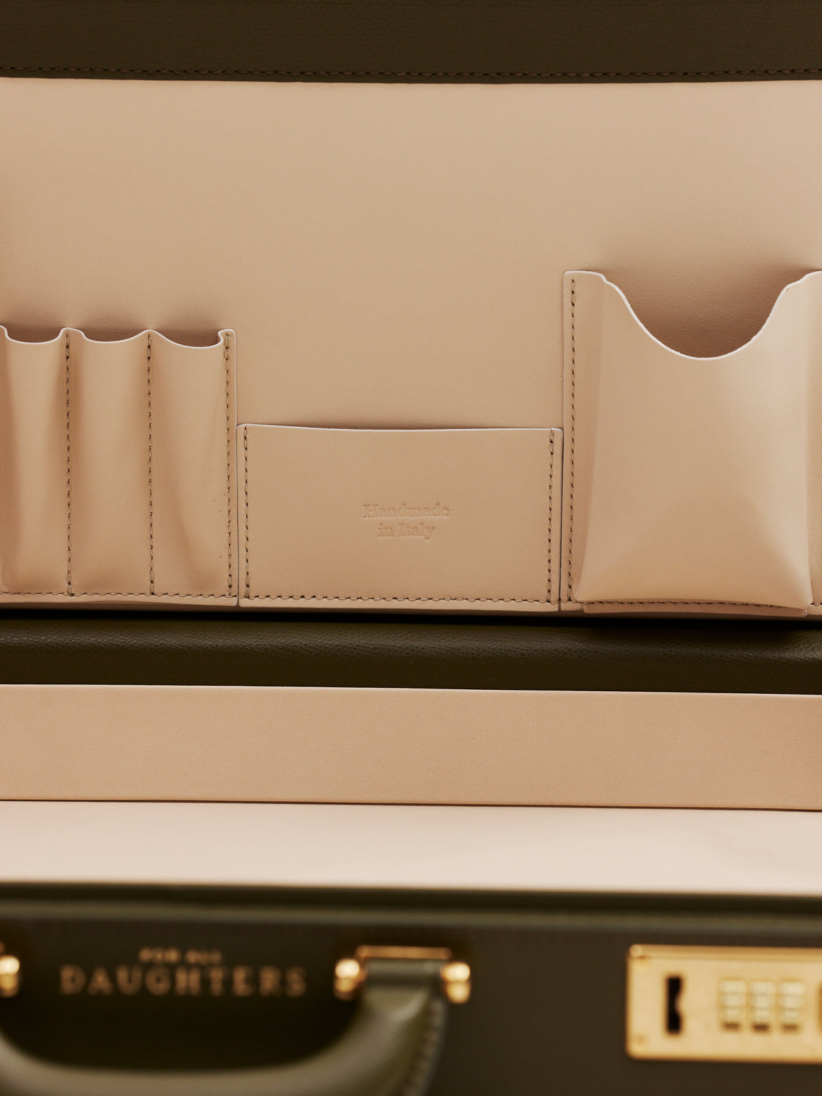 The Heritage Briefcase - Olive