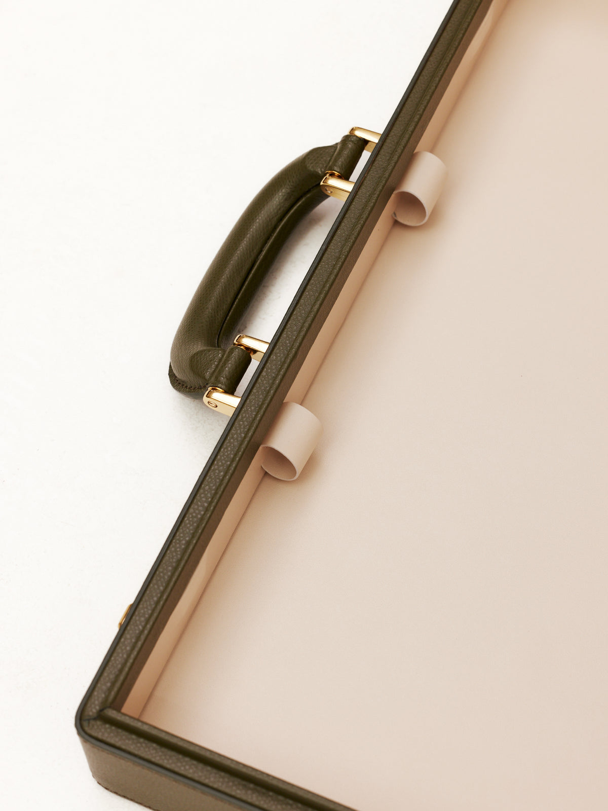 The Heritage Briefcase - Olive
