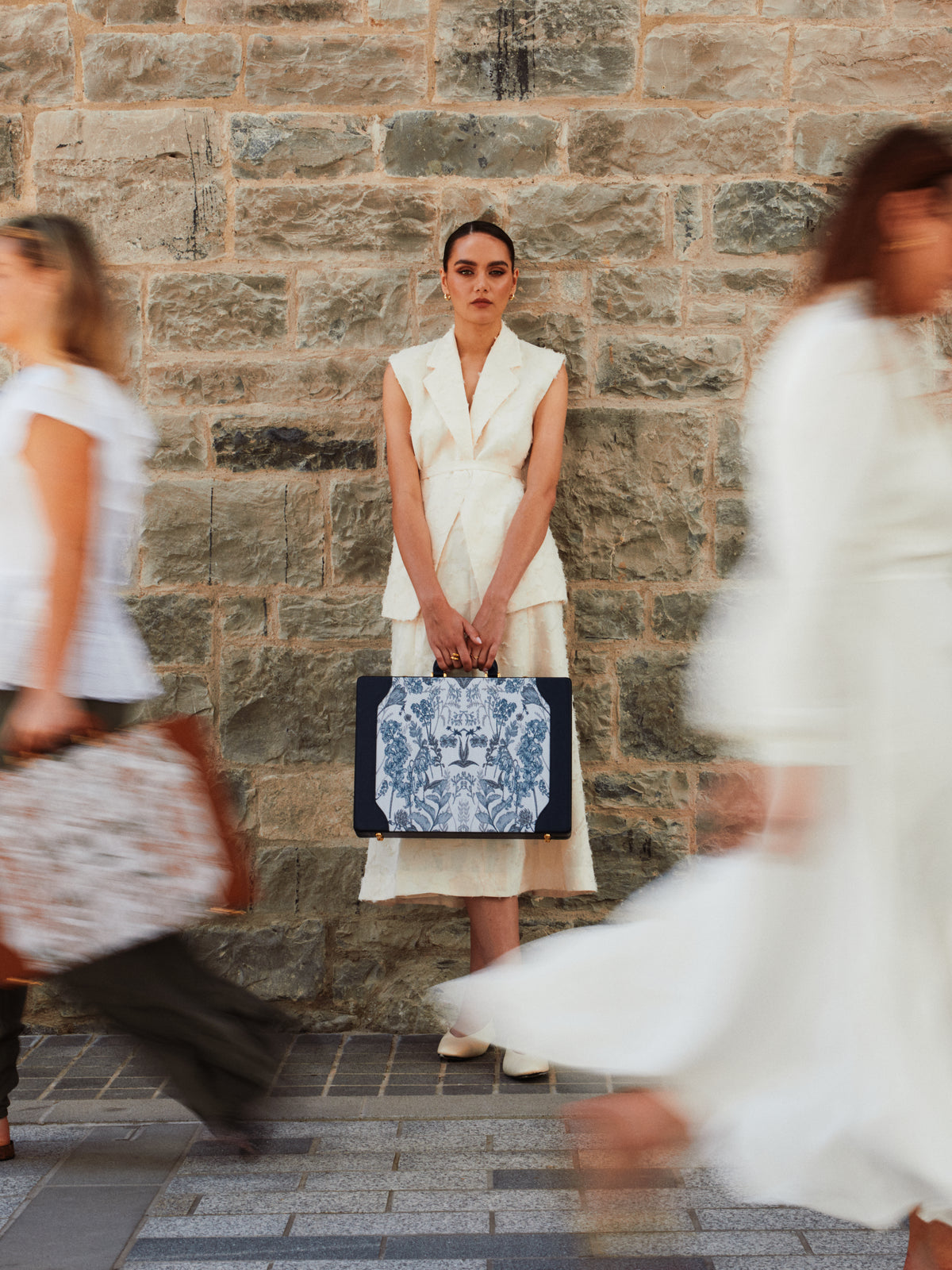 The Heritage Briefcase – Blu Notte
