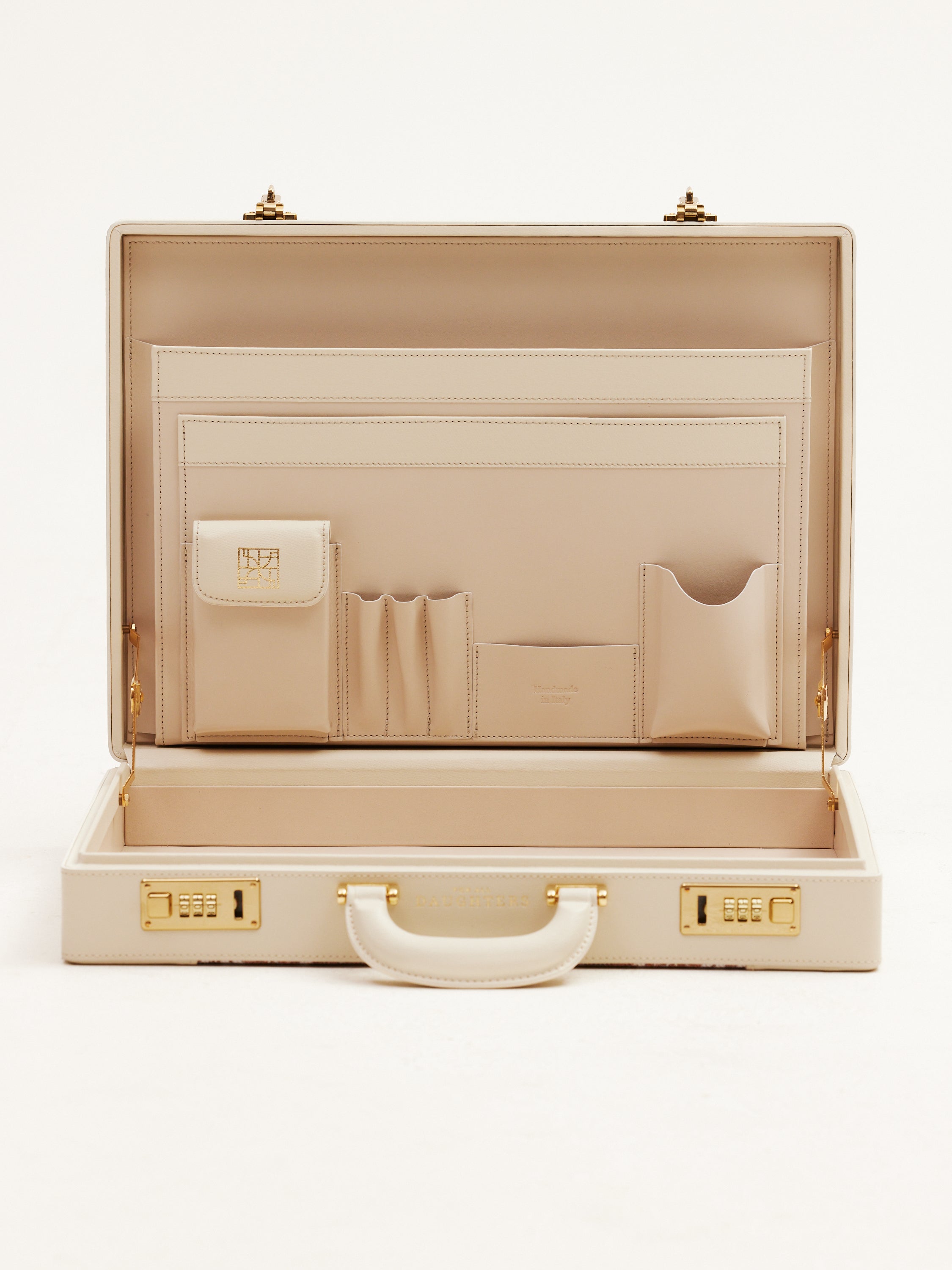 The Heritage Briefcase – Latte