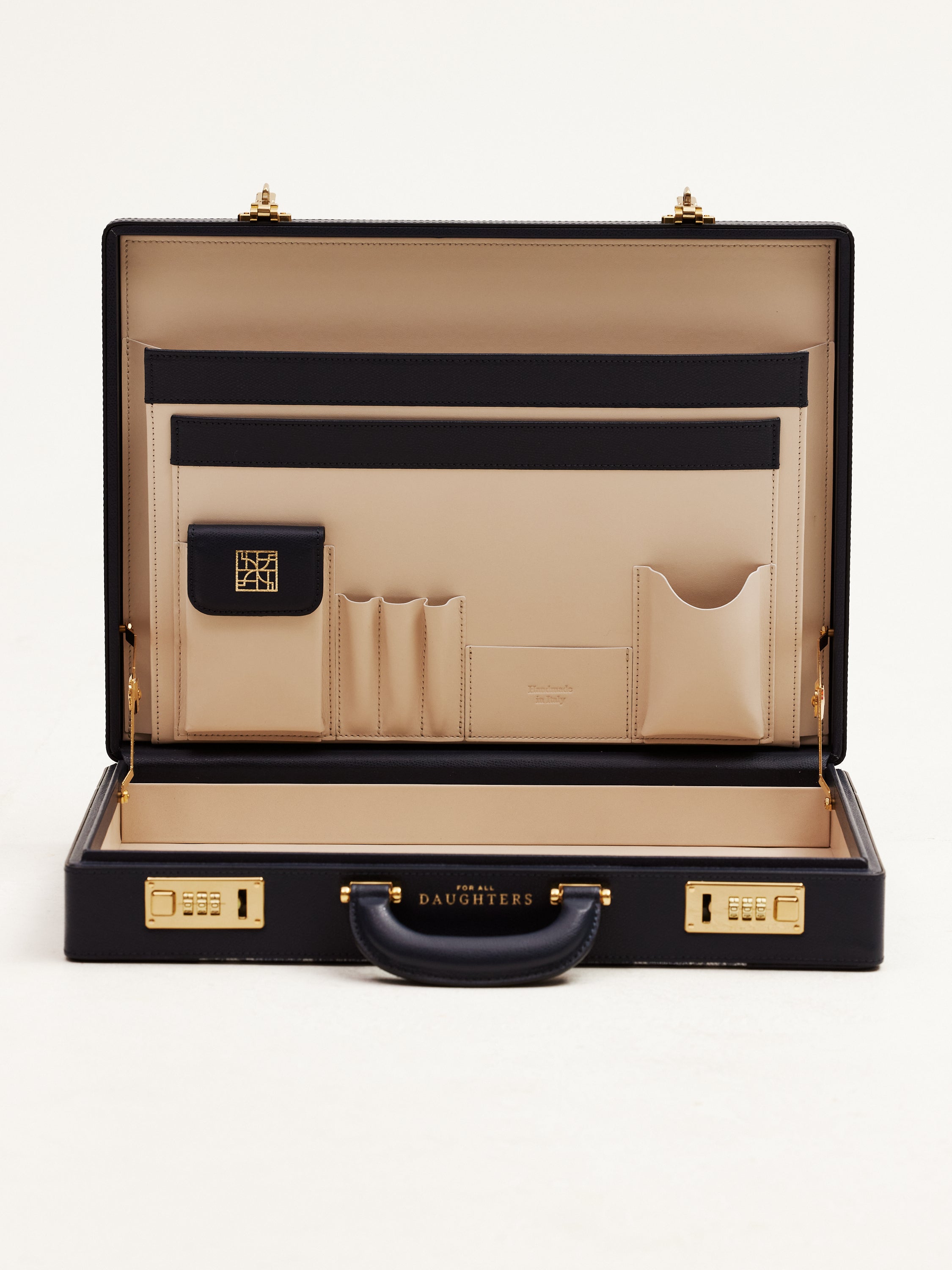 The Heritage Briefcase – Blu Notte