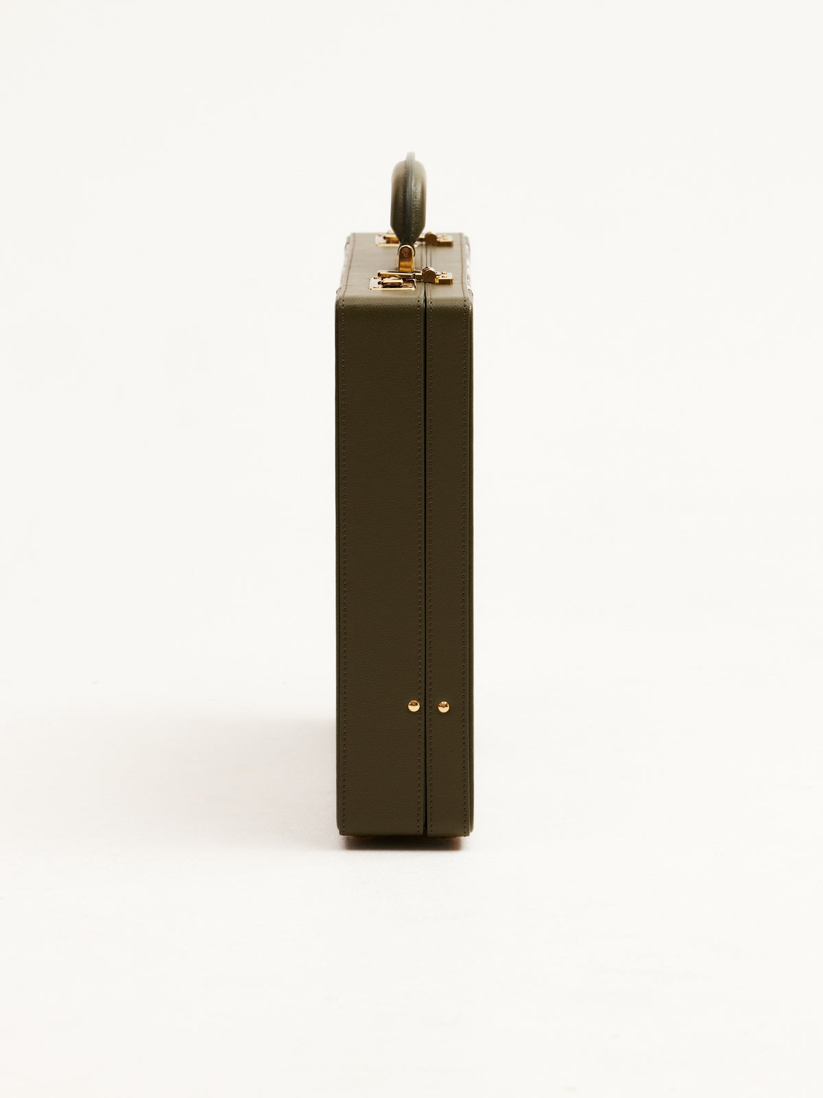 The Heritage Briefcase - Olive