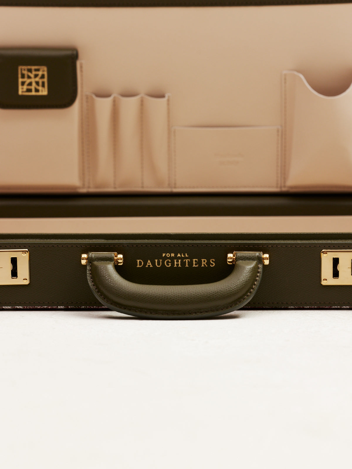 The Heritage Briefcase - Olive
