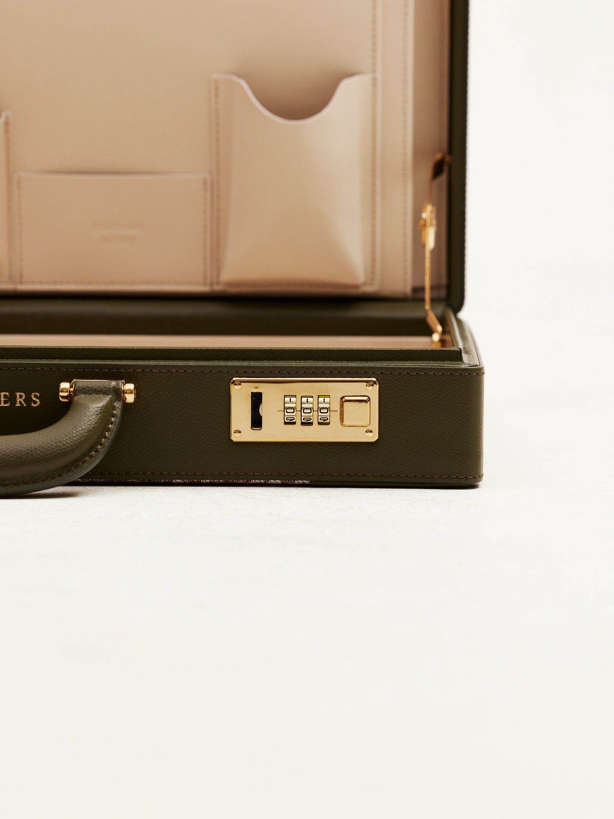 The Heritage Briefcase - Olive