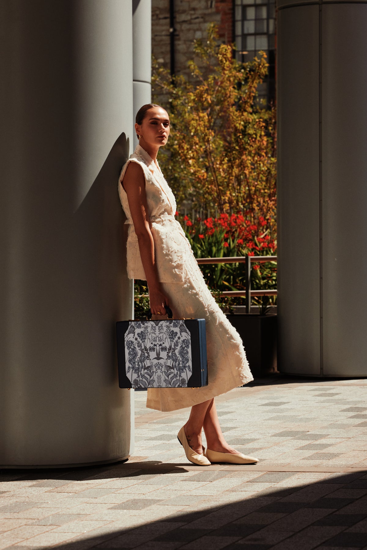The Heritage Briefcase – Blu Notte